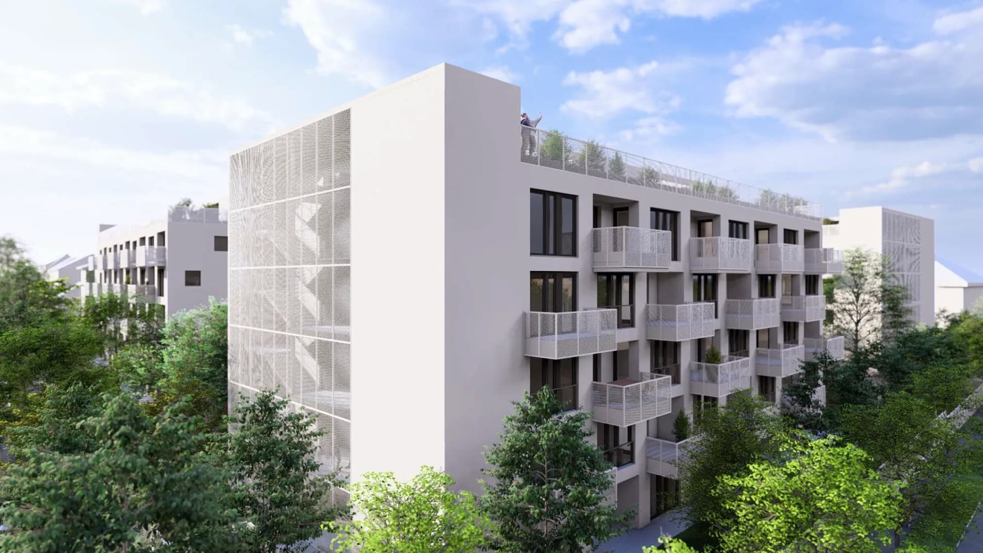 Velion Lakópark — új építésű társasház modern erkélyekkel Budapest Zuglóban